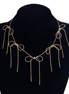 European American Accessories Fashionable Tassel Bow Knotted