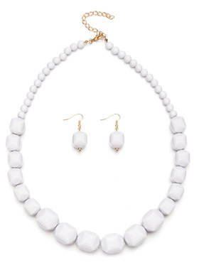 European African Acrylic Metal Exaggerated Necklace Artistic