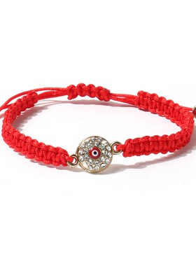 Multicolor Handmade Braided Bracelet Geometric European Amer