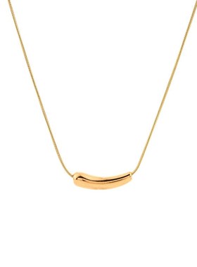 Minimalist Ins Style Little Necklace Geometric Bend Pipe Zin