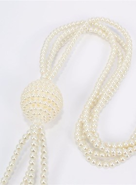 Fashion Pearl Tassel Sweater Chain Long Autumn Winter Neckla