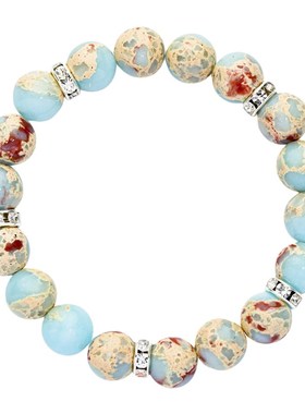 New European American Bracelets Unisex Creative Shoushan Sto