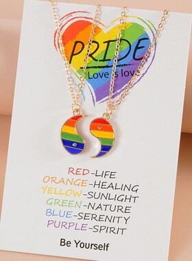 Creative Friendship Paper Card Necklace Butterfly TwoPiece S