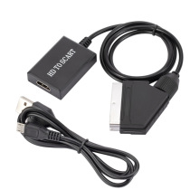 New hdmi transscart converter 1080P HD video adapter hdmi to scart transfer line