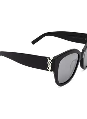 YSL/圣罗兰墨镜女士护目防晒黑色大框时尚复古潮款遮阳镜SLM95F