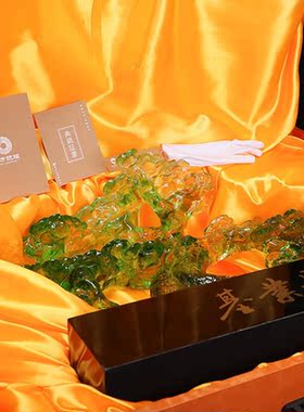 名态古法琉璃树摆件基业长青工艺品公司乔迁开业礼物商务礼品老板