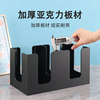 Disposable packed bowl and lunch box storage rack for commercial use