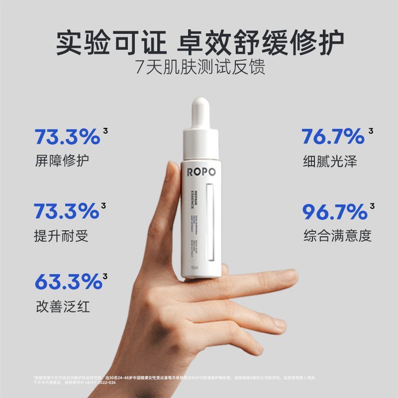 ROPO诺卜油橄榄舒缓修护面部精华改善肌肤屏障泛红百亿