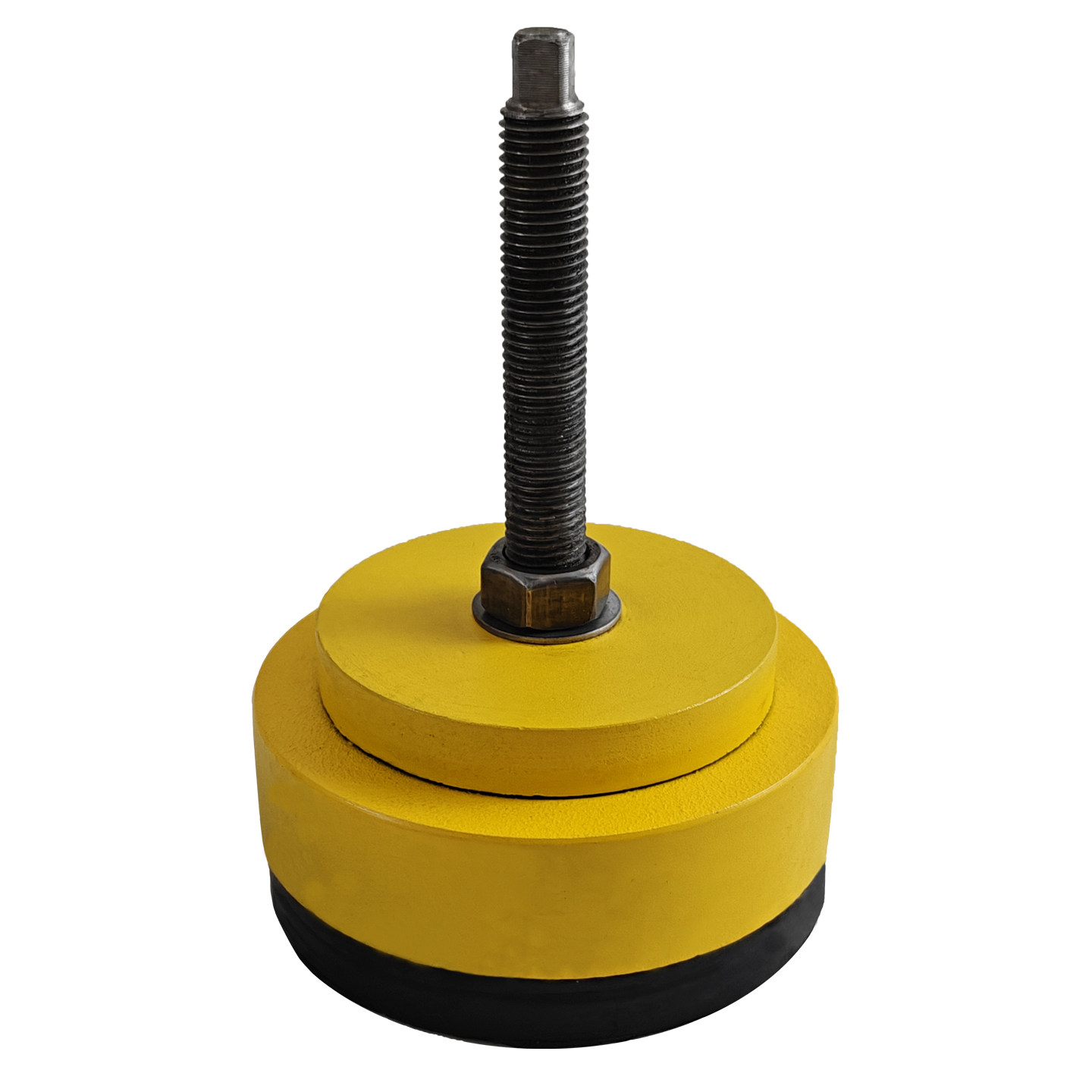 垫铁机床调整减震脚垫地脚垫块冲床防震水平调节脚圆形黄色沧精益,淘宝优惠券,粉丝福利购,淘宝优惠卷