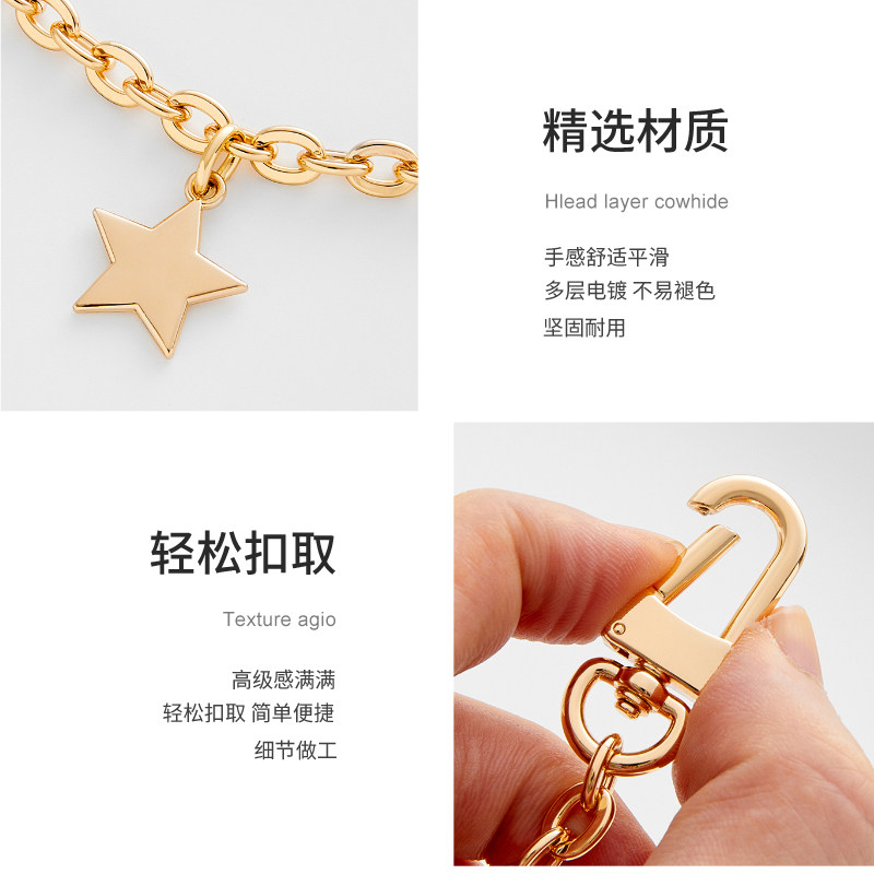 适用coach蔻驰city15肩带mini托特包改造延长链腋下包带替换配件