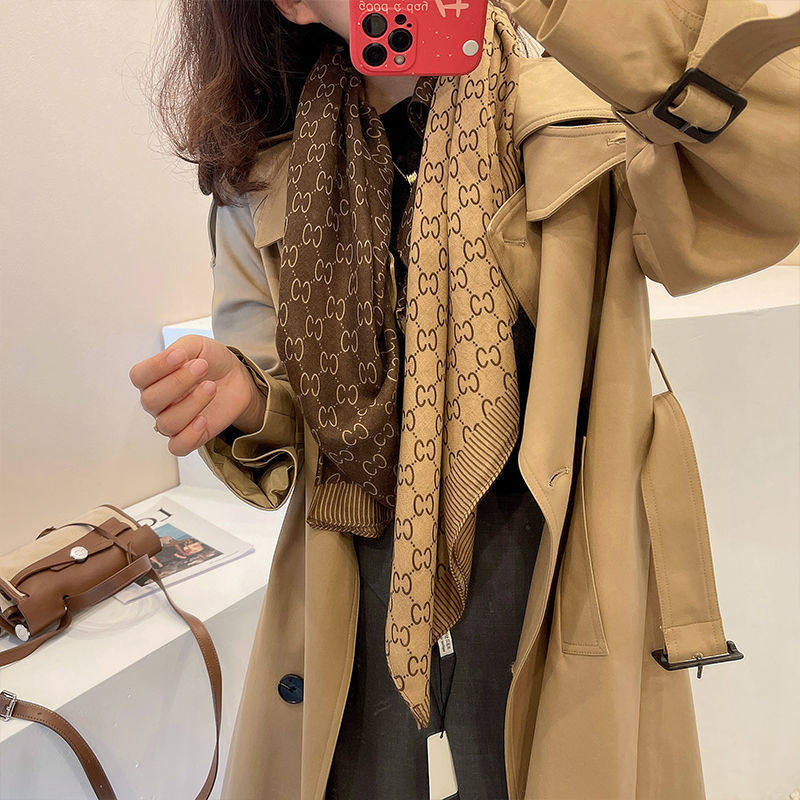 棉麻围巾女秋冬新款保暖外穿高级感长款两用披肩韩版百搭丝巾柔肤,淘宝优惠券,粉丝福利购,淘宝优惠卷