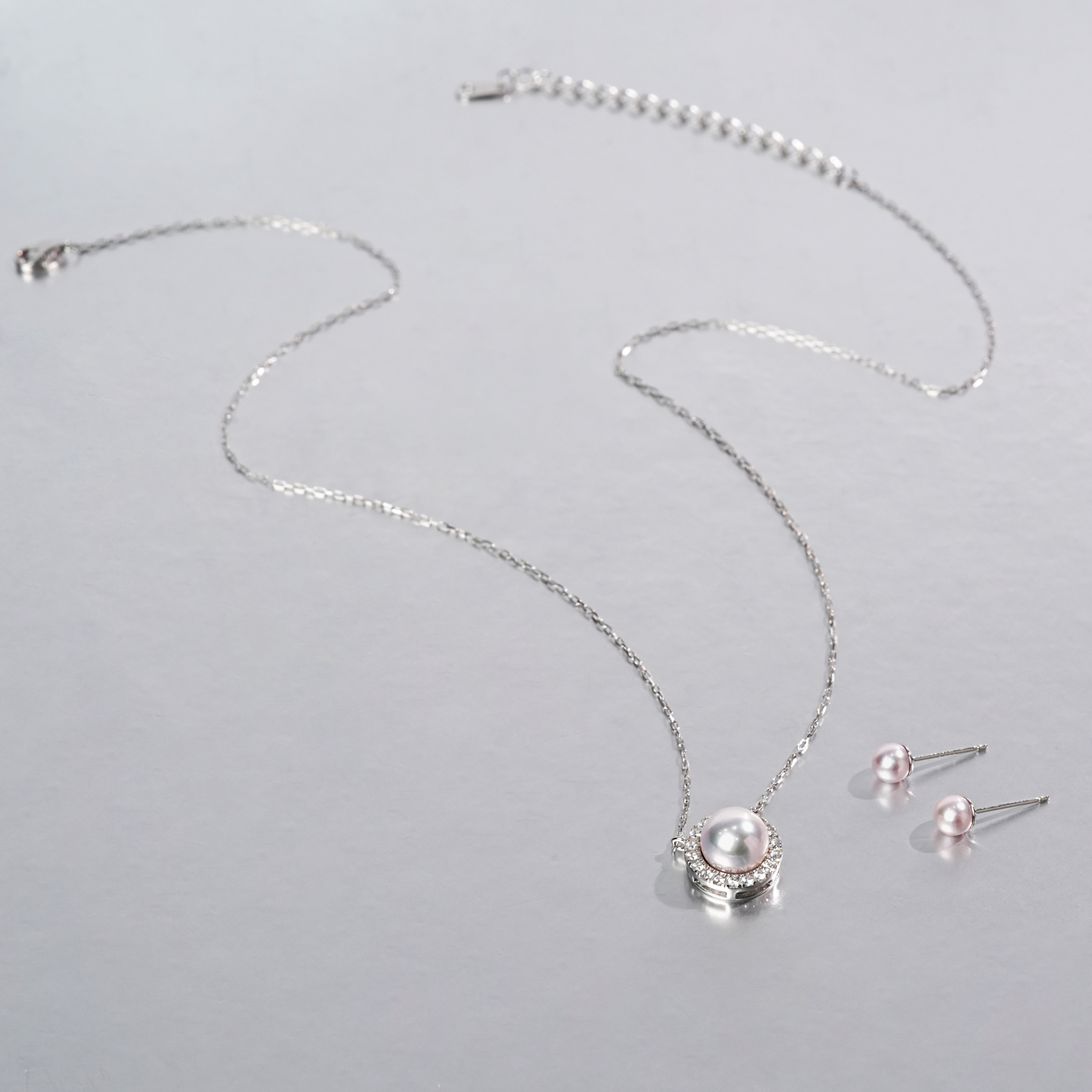 尊鼎珍珠-S925银海水珍珠中国南珠白珠套装 吊坠8-9mm耳钉4-5mm,淘宝优惠券,粉丝福利购,淘宝优惠卷