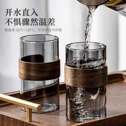 【彗里产品专用单杯链接】玻璃喝水杯子家用泡茶水果汁咖啡啤酒杯 - 图1