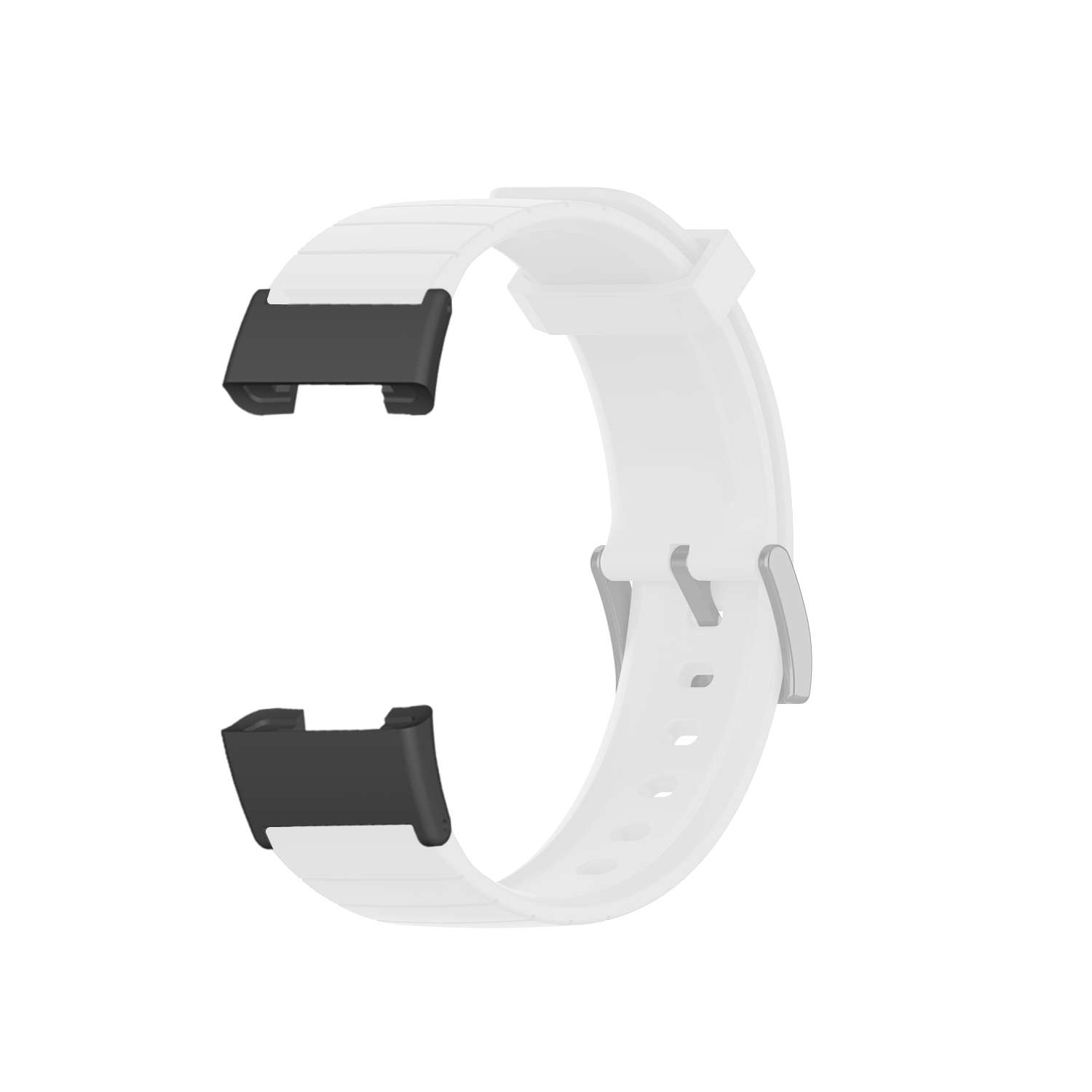 适用小米Redmi手表表带硅胶红米watch2单色腕带智能手表1/2代直插式可调节表链男女手表配件 - 图1
