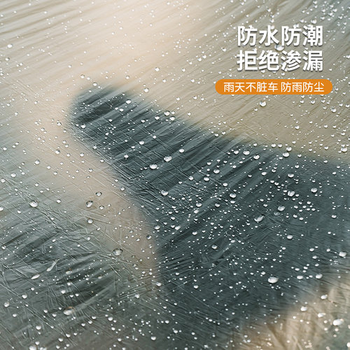 自行车防雨罩一次性透明车衣山地车遮雨单车防尘罩全包专用保护套 - 图2