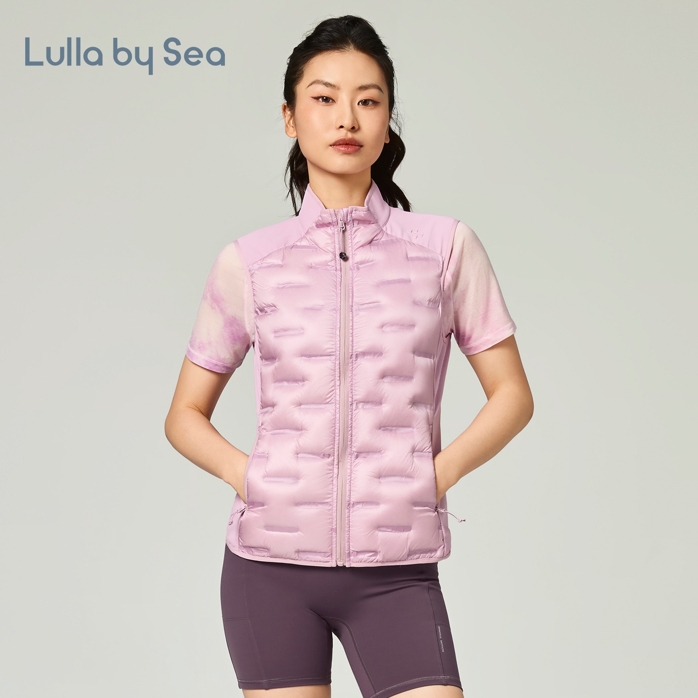 【推荐】Lulla by Sea 轻暖羽绒马甲立领户外骑行背心女Lightwarm 暖骑实拍商品图