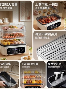德国EANONS分体式电蒸锅家用多功