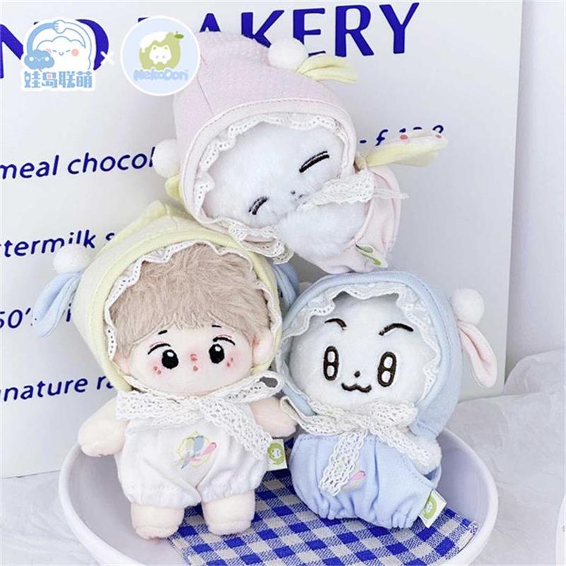 娃岛联萌x小猫冻梨棉花娃娃10cm娃衣15cm衣服郁香奶露软萌套装 - 图3