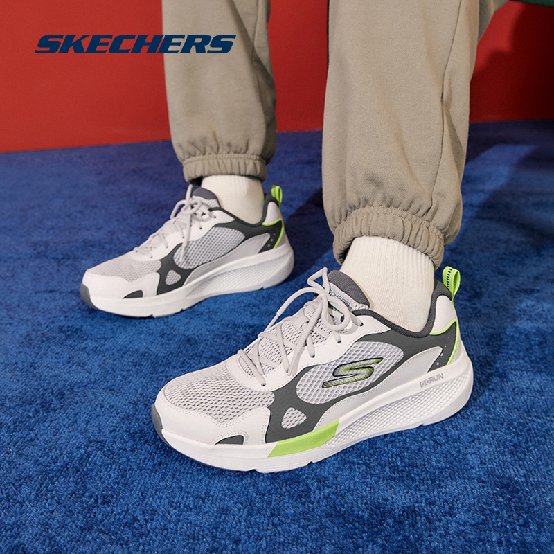 斯凯奇秋冬透气男鞋2025新款专业跑步鞋男士轻便减震运动休闲跑鞋 - 图3