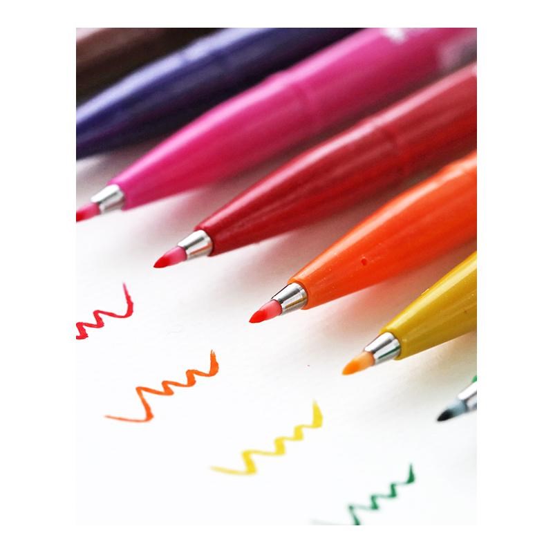 JIANW 1pc new color japan Pentel sign brush pen Flourish Spe - 图3