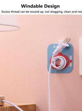 Strong Power Plug Socket Holder Cartoon Socket Hook Punch-fr