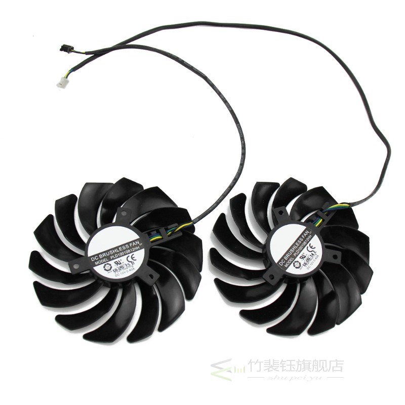 95mm GPU Cooling Fan Replacement For MSI RTX 3070 3080 3090 SUPRIM X Graphics Cards - PLD10010B12HH Model