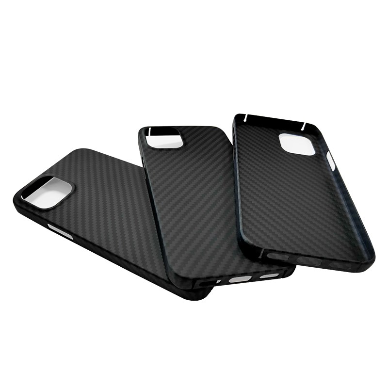 Kevlar real pure carbon fiber phone case for iphone 12 mini - 图0