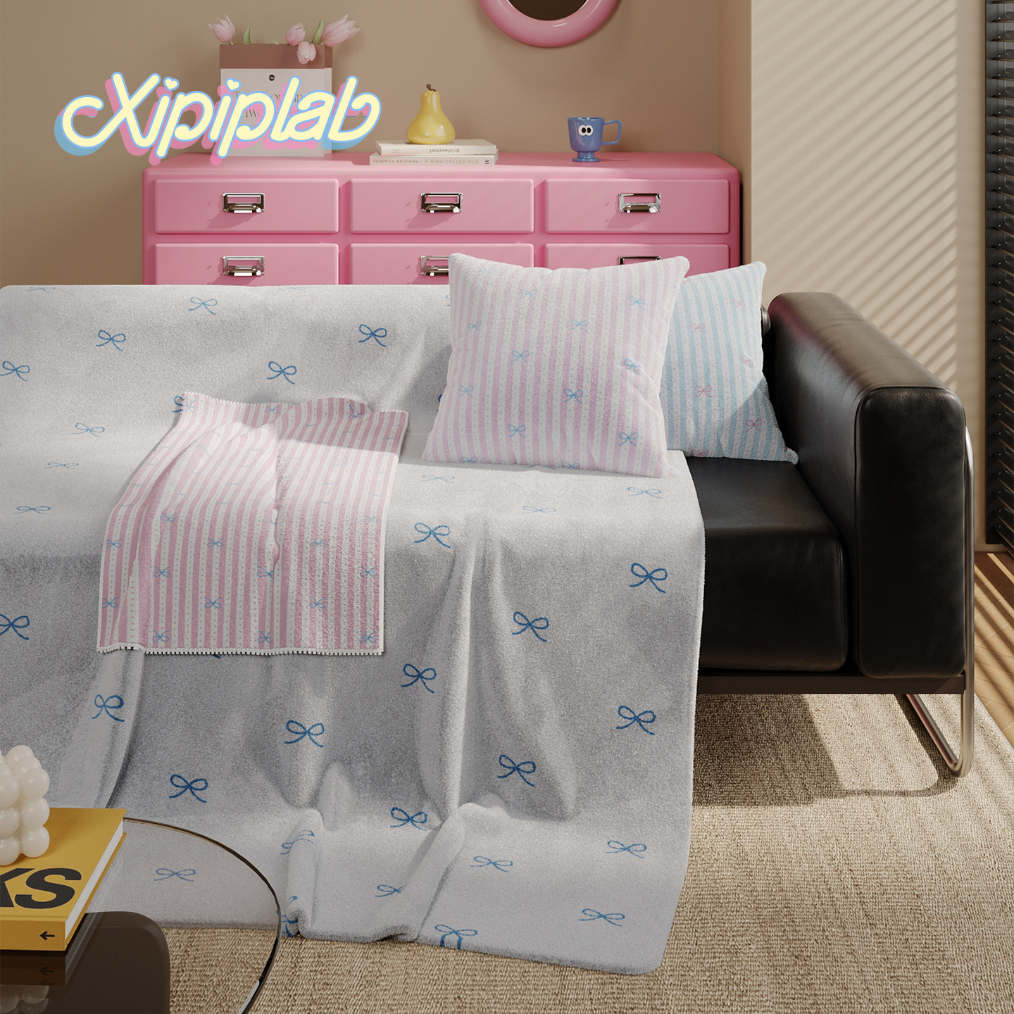 xipiplab抱枕毯子二合一午睡两用被子靠垫办公室折叠毯车载靠枕毯,淘宝优惠券,粉丝福利购,淘宝优惠卷