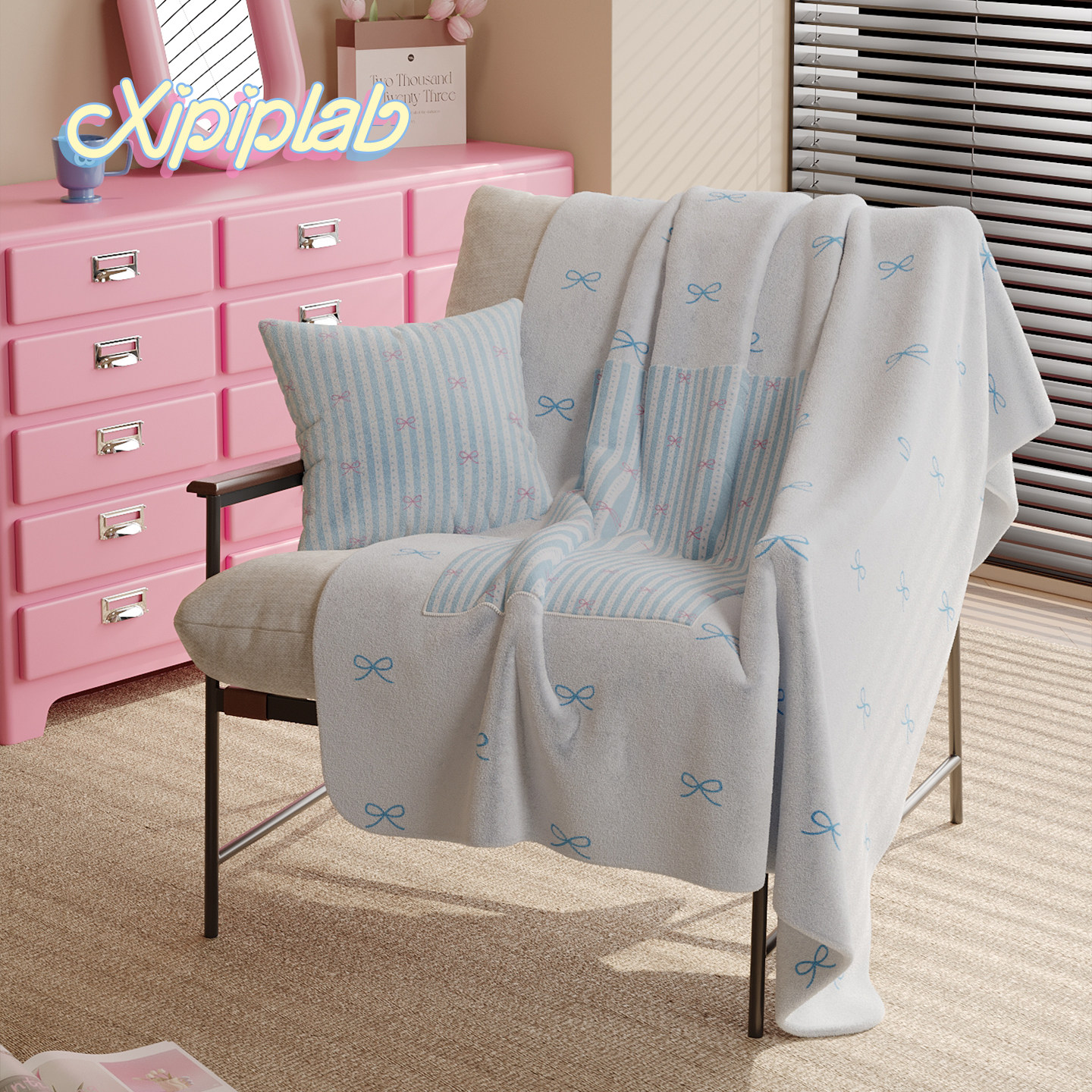 xipiplab抱枕毯子二合一午睡两用被子靠垫办公室折叠毯车载靠枕毯,淘宝优惠券,粉丝福利购,淘宝优惠卷