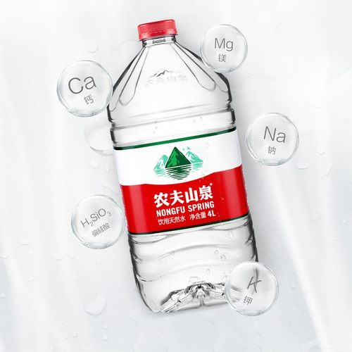 农夫山泉家庭桶装水5L*2/4桶4L*2/4天然弱碱大瓶饮用5升非矿泉水 - 图2