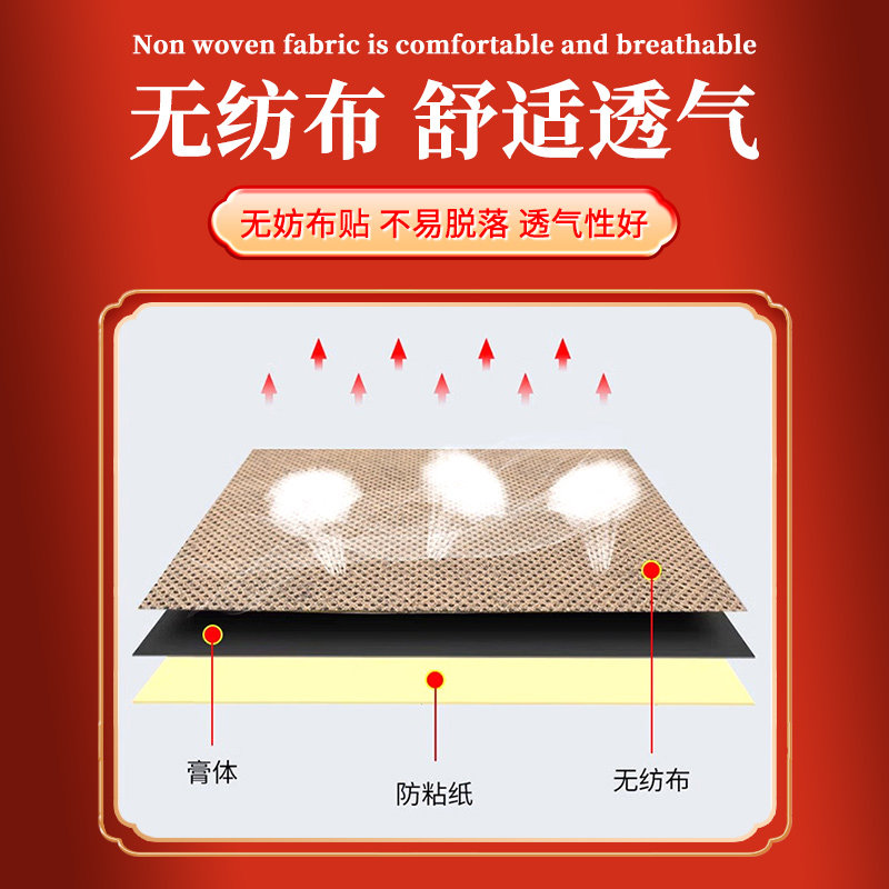 远红外老虎牌药膏舒筋活血止痛贴膏药贴消炎突膏腰肌劳损肩周炎 - 图2