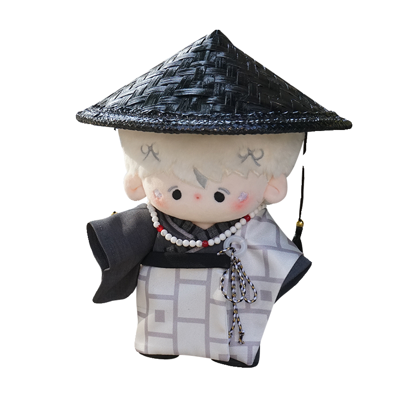 原创棉花娃娃20cm娃衣皈依古风和尚服中式玩偶衣服套装无属性帅气 - 图3