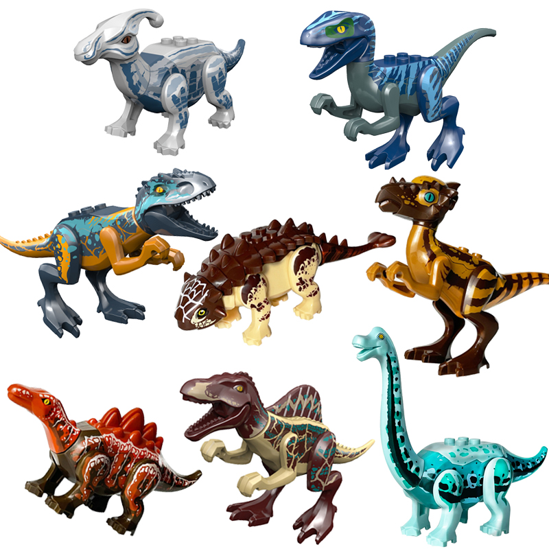 适用于乐高侏罗纪恐龙世界变种霸王泰坦巨龙沧龙风神翼龙积木玩具 - 图1