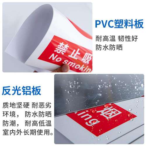 此处禁止张贴各类小广告标识牌安全警示牌安全小区商场标志贴标识贴提示牌警示牌警告贴纸PVC板定做定制 - 图0