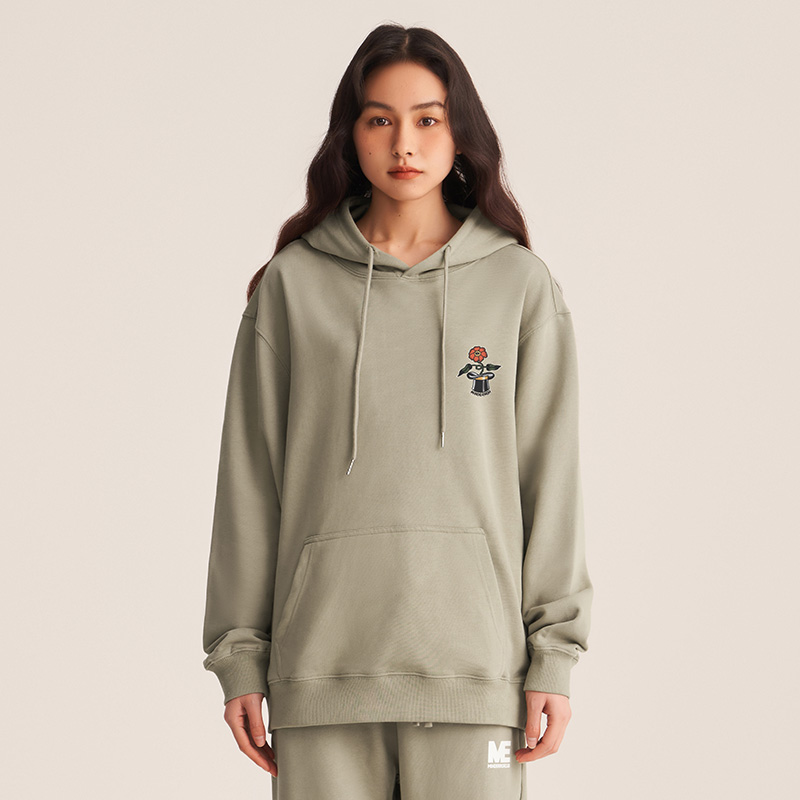 MindError ME Magic Flower Hoodie 宽松百搭潮牌情侣连帽衫卫衣