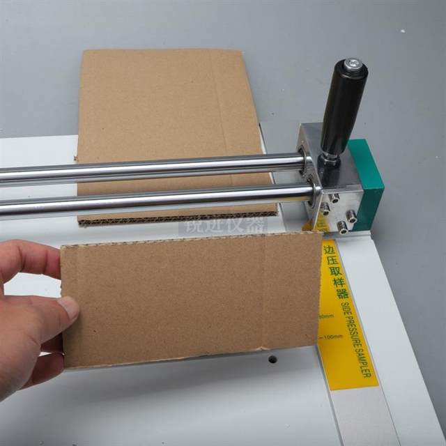 New carton edge compression strength tester sampler cardboard flat interview sample cut cardboard edge compression sampling free shipping