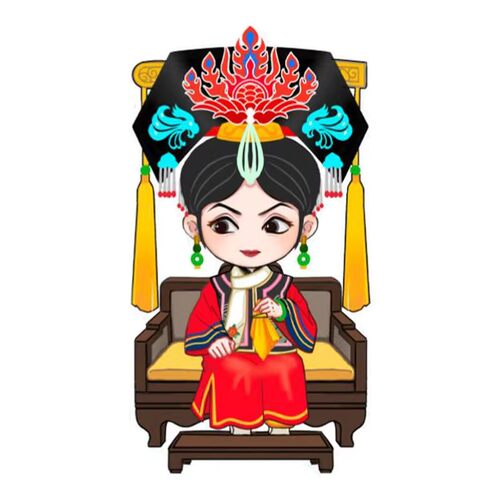 新品正版微次元SANFU三福还珠格格红尘作伴手办盲盒周边公仔摆件 - 图2