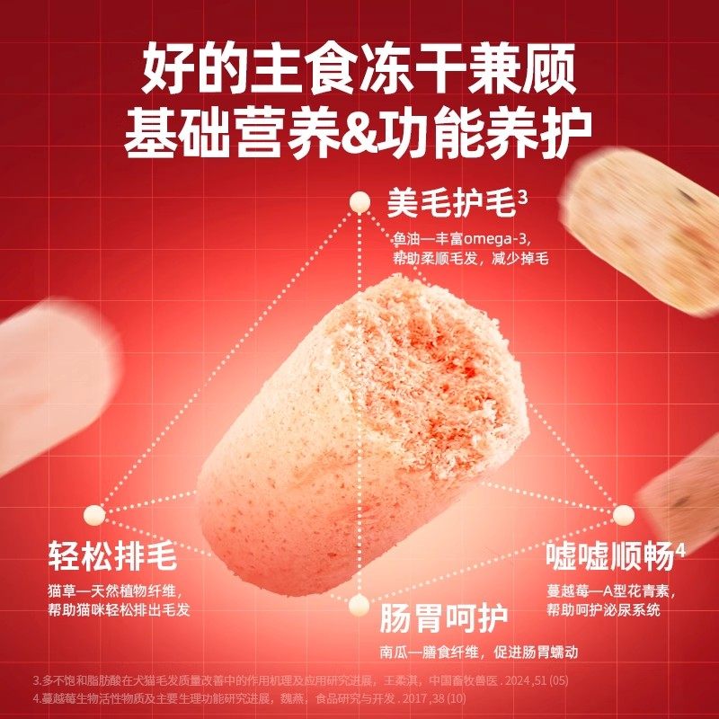 【新品尝鲜】布兰德蛋芯派派猫主食餐盒鱼油酥化果蔬鲜冻干尝鲜,淘宝优惠券,粉丝福利购,淘宝优惠卷