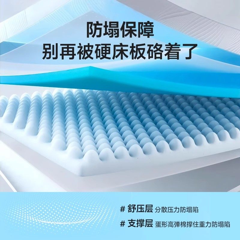眯狸零压记忆棉床垫宿舍学生专用软垫家用卧室榻榻米海绵垫褥子,淘宝优惠券,粉丝福利购,淘宝优惠卷