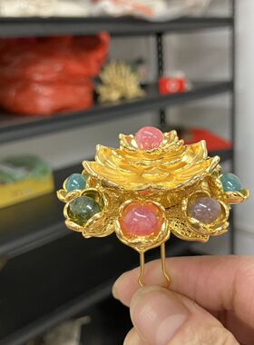 复刻明代博物馆花钿发簪发钗古风汉服头饰发饰古装新娘发饰头面