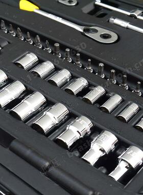 STANLEY80件套棘轮套筒扳手组套汽修机修工具套装 94-694-1-22