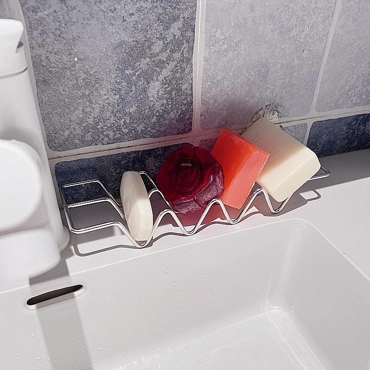 不锈钢肥皂置物架沥水架香皂碟收纳架卫生间浴室洗手台简约风创意,淘宝优惠券,粉丝福利购,淘宝优惠卷