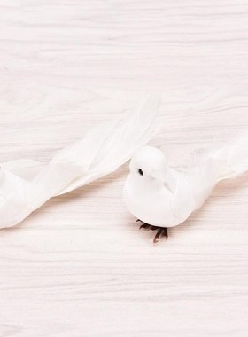 approx. 12*5*5 CM Adorable Decorative Doves Artificial Foam