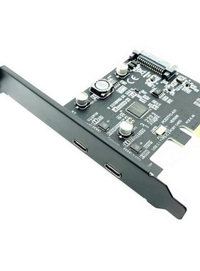 USB Type C PCI Express Card PCI-E 4X to USB 3.1 Gen2 10Gbps