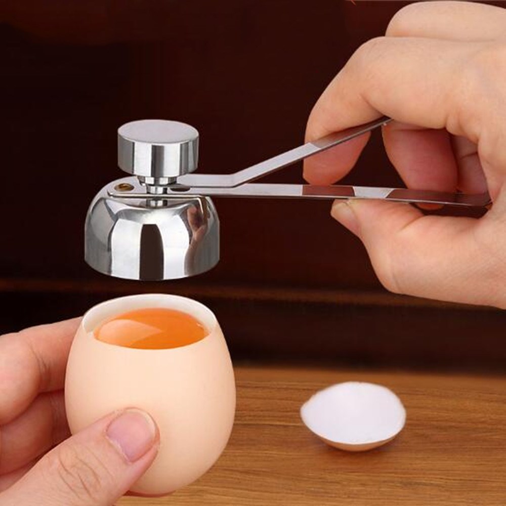 Stainless Steel Egg Scissors Eggshell Cutter Egg Topper Shel - 图1