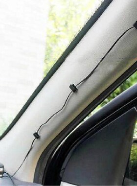 Car Self-adhesive Rectangle Holder Wire Tie Clamp Clips Cord
