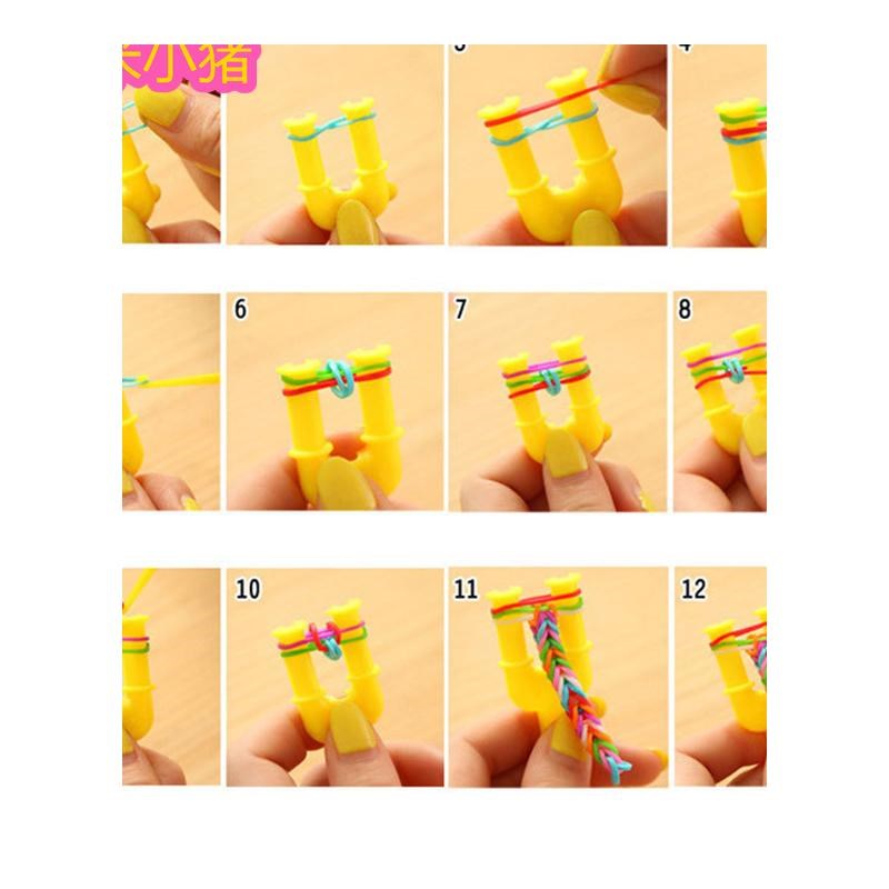 1500pcs Rubber Loom Bands Girl Gift for Children Elastic Ban - 图3