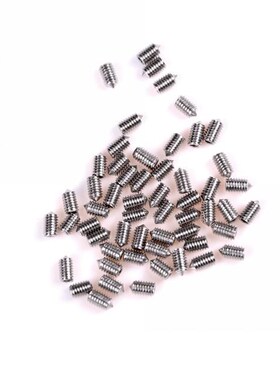 50pcs/lot Stainless Steel Hex Socket Set Screw Grub Screws C