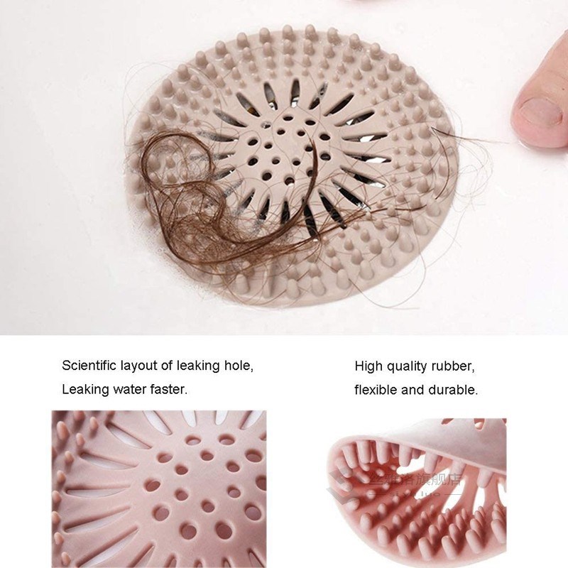 Hair Extensions Durable Hair Plug Shower Drain Cover Easy to - 图1