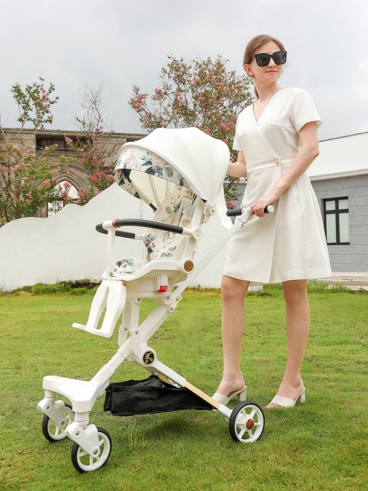 hopkids遛娃神器婴儿推车轻便可折叠可坐可躺高景观双向宝宝溜娃 - 图0